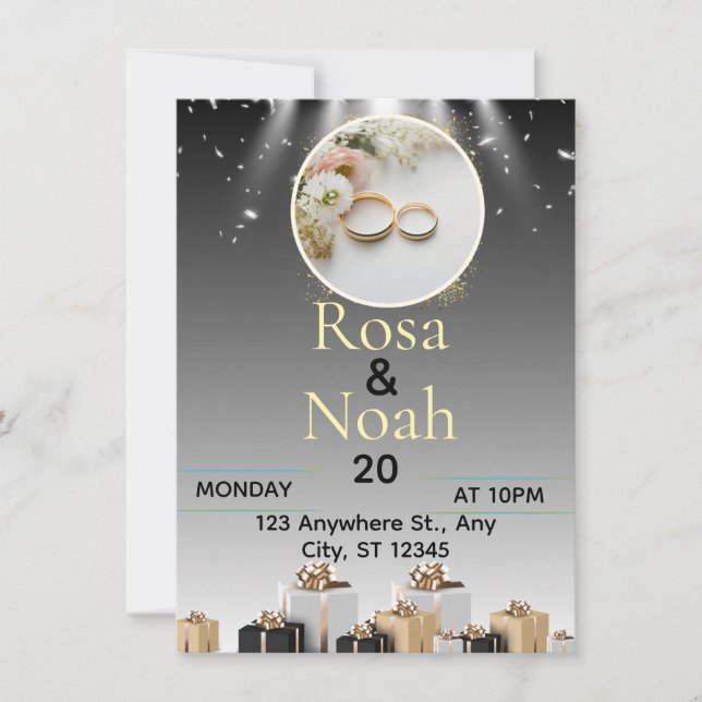 Carte mariage (Devant)