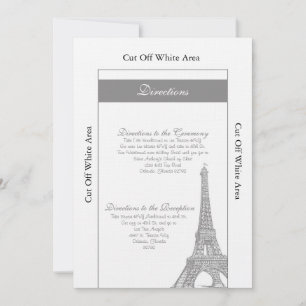 Carte mariage à Paris