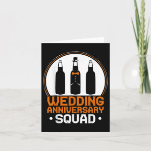 Carte Mariage Anniversaire Squad Drôle Amateur de boisso