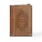 Carte Mariage Antique Book (personnalisable)