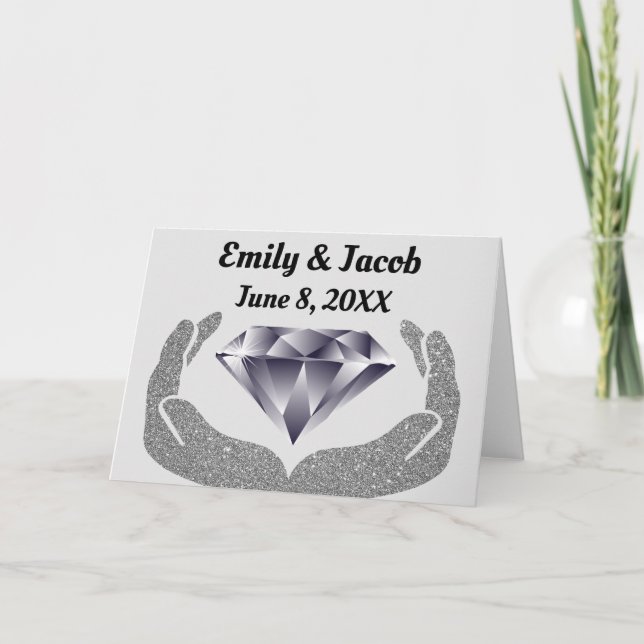 Carte Mariage aux Mains de Diamant (Devant)