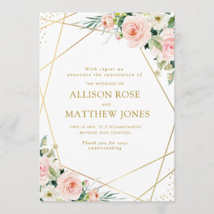 carte mariage blanche géométrique