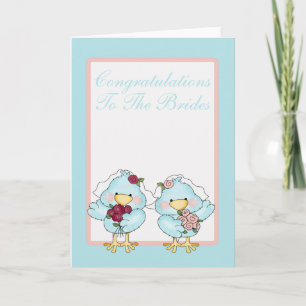 Carte Mariage Blue Bird Brides