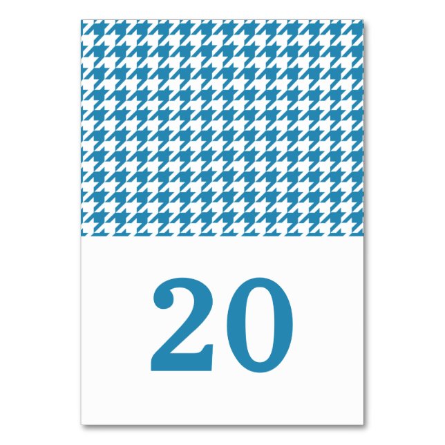 Carte Mariage Blue Houndstooth (Par défaut)