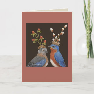 Carte Mariage Bluebird