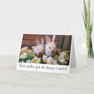Carte Mariage Bunny