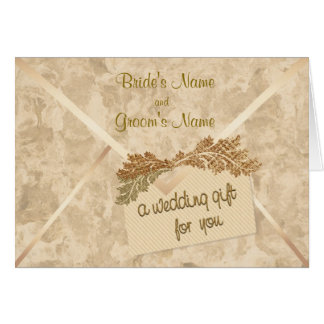 Carte Mariage Cadeau Argent Enveloppe