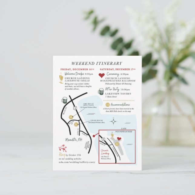 Carte mariage Cartes de Boîtier - Design personnal (Debout devant)