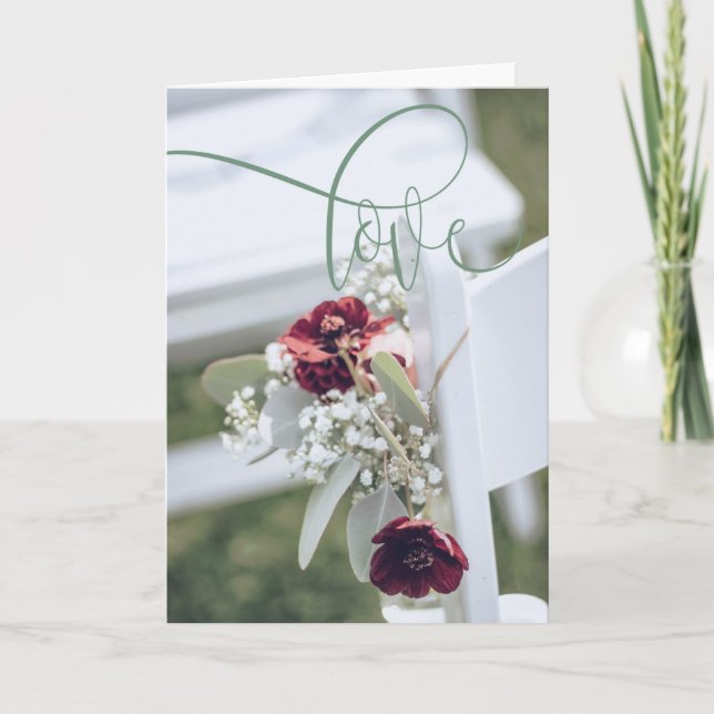 Carte Mariage Chic "Heureux d'avoir toujours après (Devant)