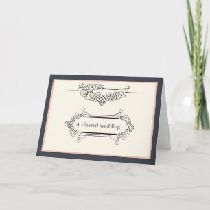 Carte Mariage de bismillah classe islamique fiançailles