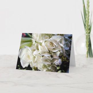 Carte Mariage de bouquet nuptiale