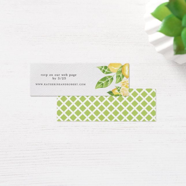 carte Mariage de citrus citron (Bureau)