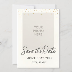 Carte Mariage de date à enregistrer magnétique - 5