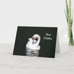 Carte Mariage de félicitations Swan