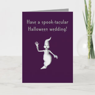 Carte "Mariage de Halloween de Spectre-tacular !" -