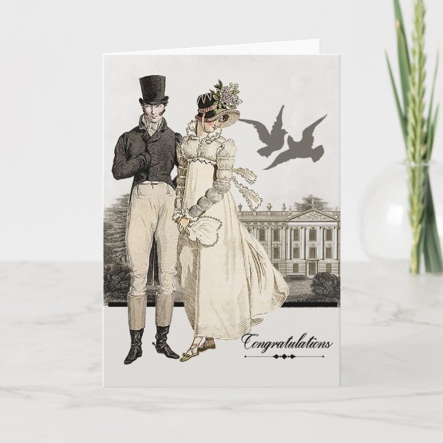 Carte Mariage de Jane Austen (Devant)