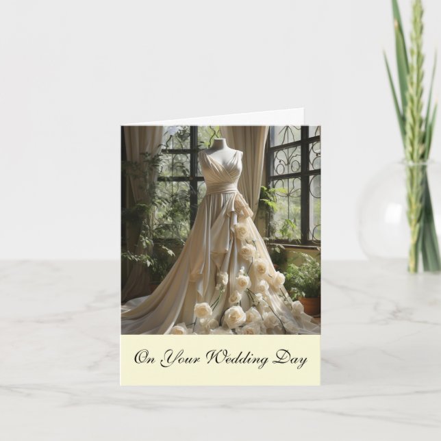 Carte Mariage de mariée (Devant)