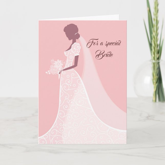 Carte Mariage de mariée (Devant)