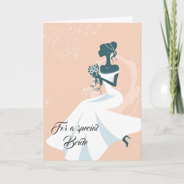 Carte Mariage de mariée (Devant)