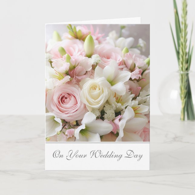 Carte Mariage de mariée (Devant)