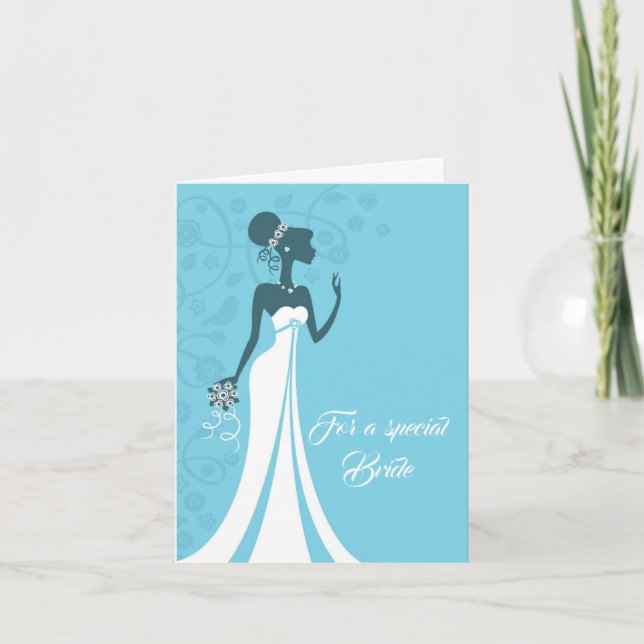 Carte Mariage de mariée (Devant)