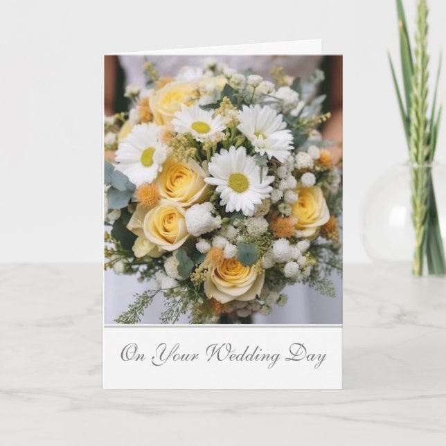 Carte Mariage de mariée (Devant)