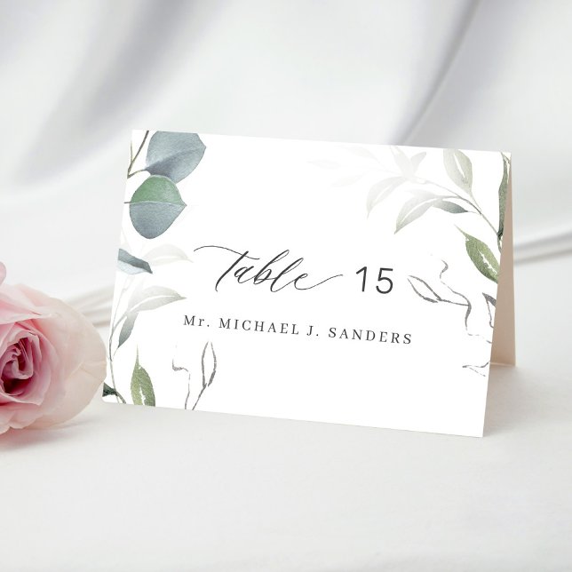 Carte mariage de nom d'invité personnalisée (Créateur téléchargé)