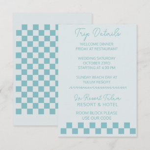 Carte mariage détaillée