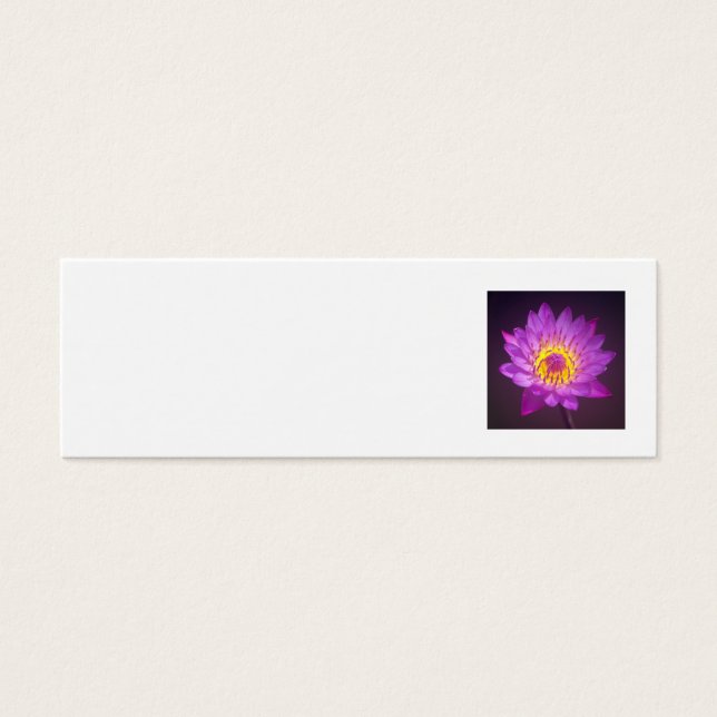 Carte mariage du nom du lieu - fleur de lotus (Devant)