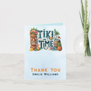 Carte Mariage du parti Tropical Tiki Luau Fête des marié