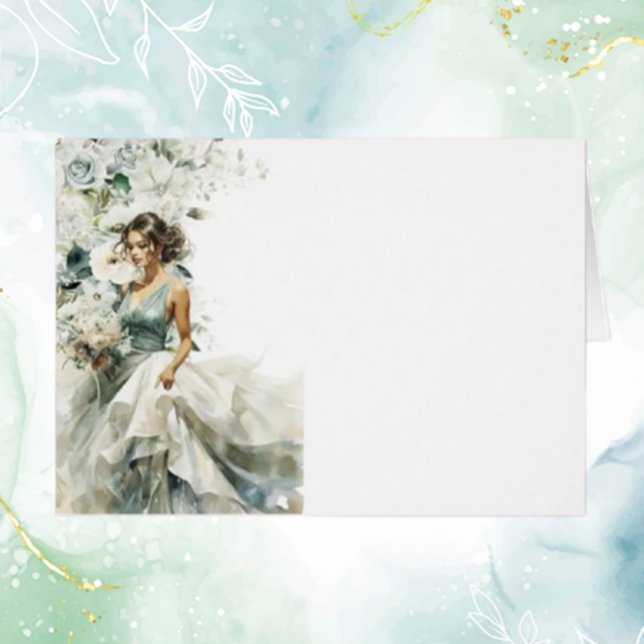 Carte Mariage Dusty Blue Eucalyptus Greenery (You’re Invited: A Special Celebration of Love)