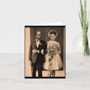 Carte Mariage élégant - Performance monstrueuse d'Hallow