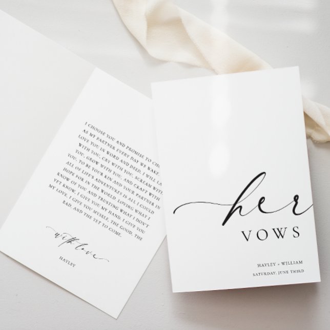 Carte Mariage Ellesmere Her Vows (Her Vows Book)