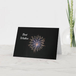 Carte Mariage Félicitations Fireworks