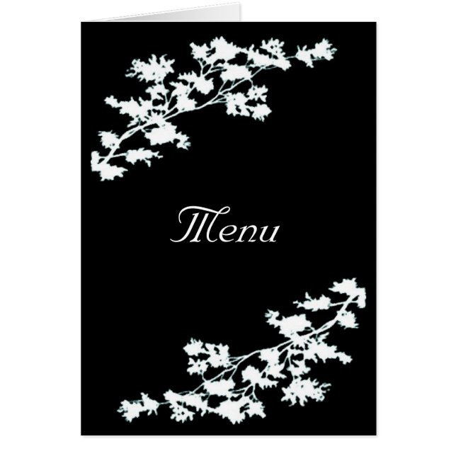 Carte Mariage Floral Deco (Devant)