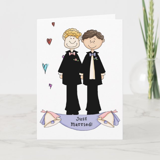 Carte mariage gay (Devant)
