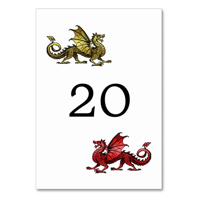 Carte Mariage Gold Red Dragon (Par défaut)