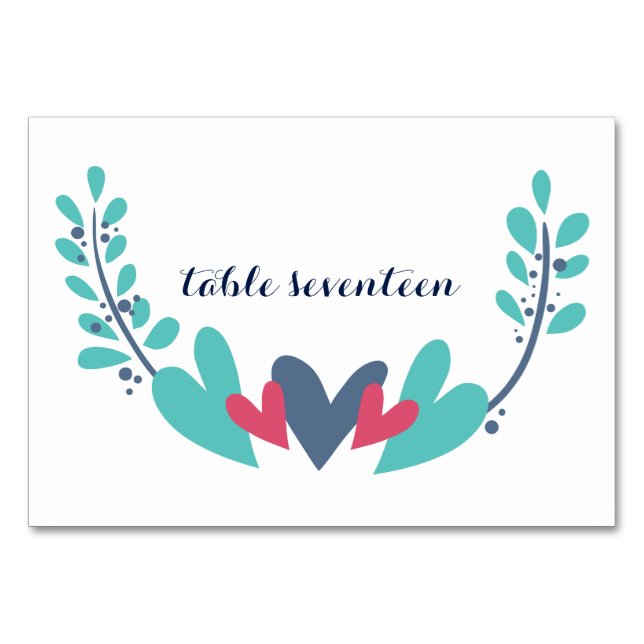 Carte Mariage Heart and Vines (Devant)