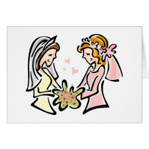 Carte Mariage lesbienne personnalisée - Ajouter u
