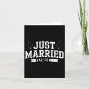 Carte Mariage Mignon Humour Mariés Nouveaux Mariés Lune