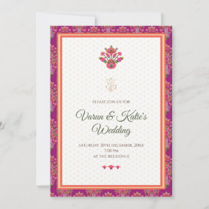 Carte Mariage numérique Desi et invitation au mari