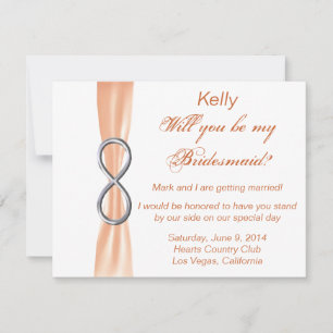 Carte Mariage Orange Infinity