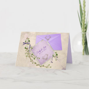 carte mariage personnalisée avec citation inspiran