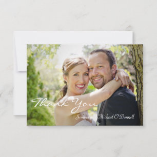 Carte mariage Photos Merci 3,5 x 5