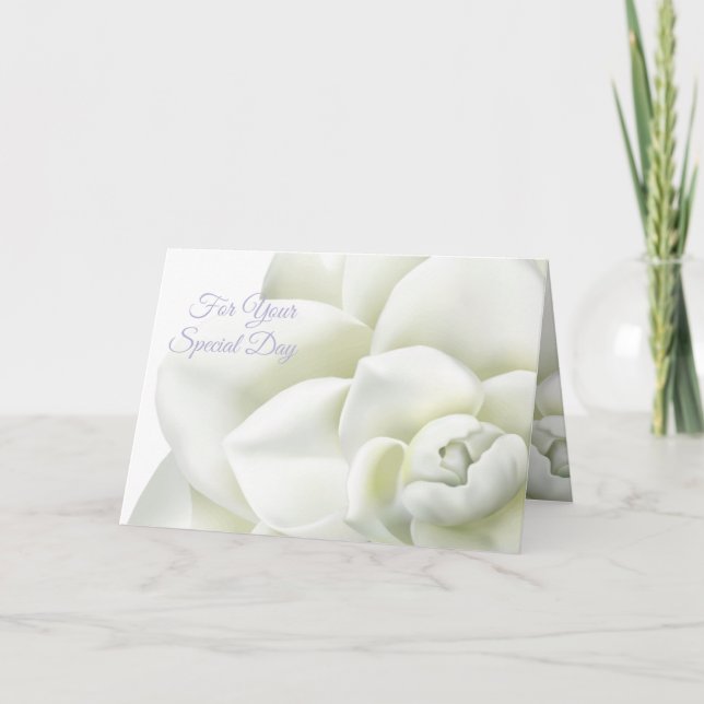 Carte Mariage Pour Votre Bénédiction De Jour Spéci (Devant)