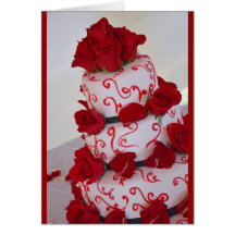 Carte mariage Red Roses