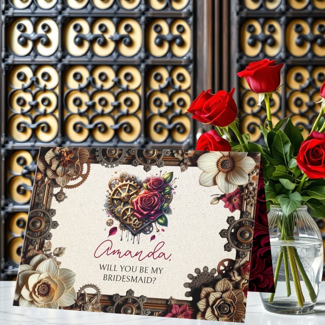 Carte Mariage Steampunk |  (Créateur téléchargé)