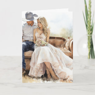 Carte Mariage Stetson & dentelle : Whispers coucher de s