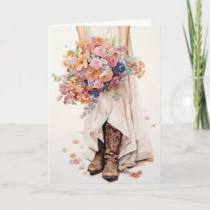 Carte Mariage Stetson & dentelle : Whispers floraux