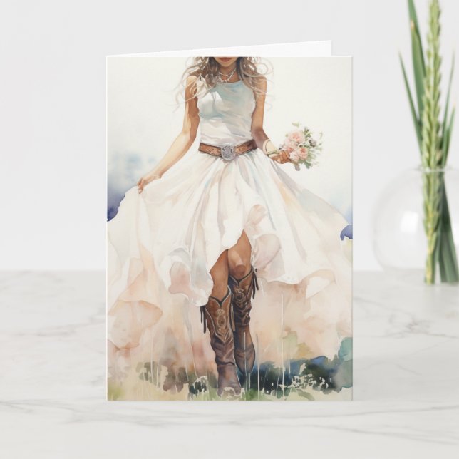 Carte Mariage Stetson & dentelle : Whispers floraux (Devant)